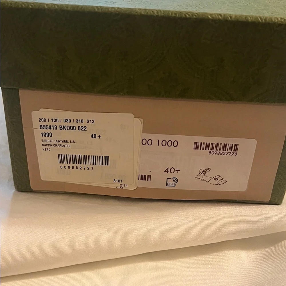 Gucci Olive Green Patterned Box